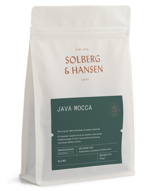 Java Mocca kaffe hele bønner 250 gram