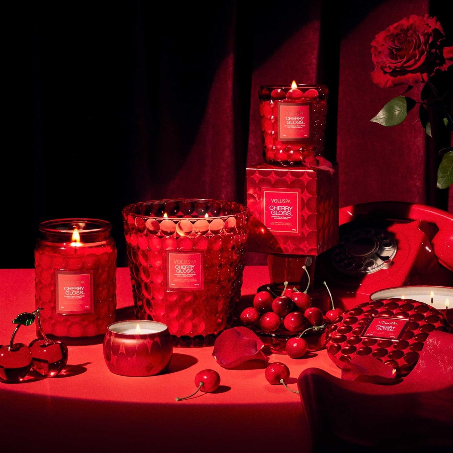 Cherry Gloss Mini Tin Candle 25 Hour