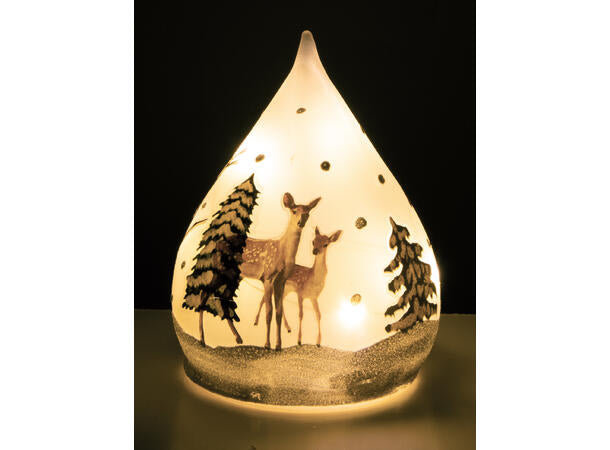 LED lantern deer droplet 15 cm