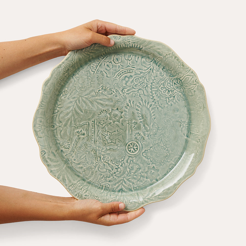 Serveringsfat 34 cm Antique