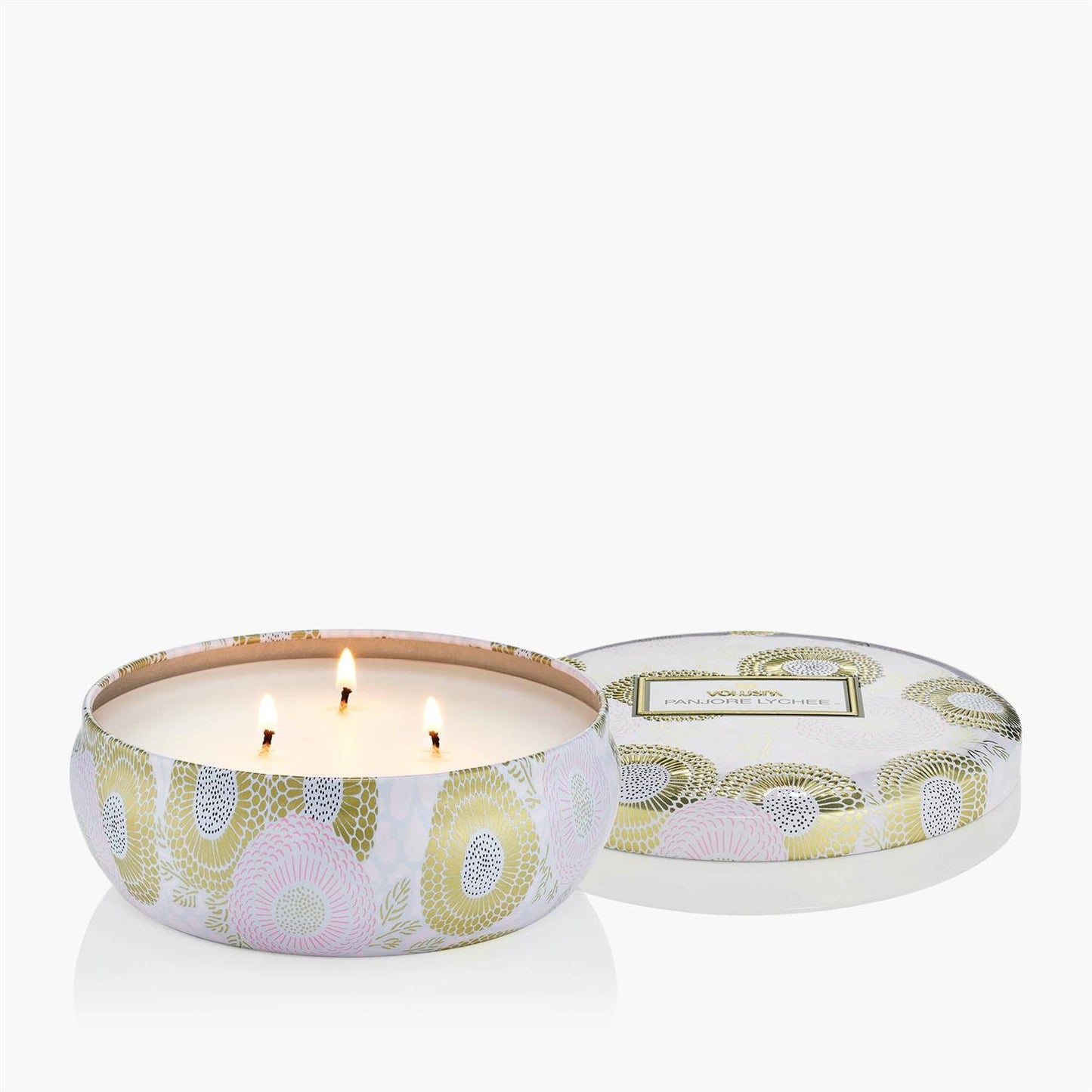 Panjore Lychee 3 Wick Tin Candle 40 Timer