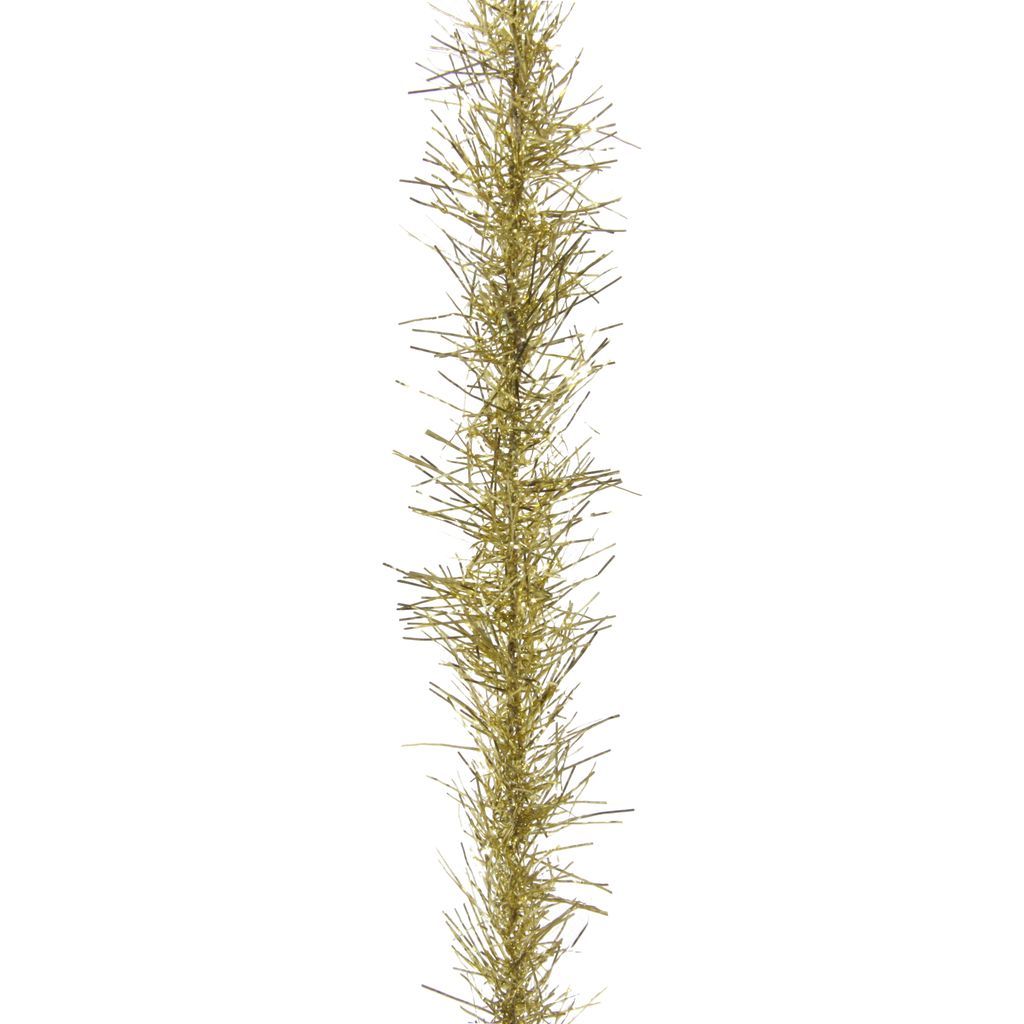 Tinsel for Christmas tree gold 4 meters