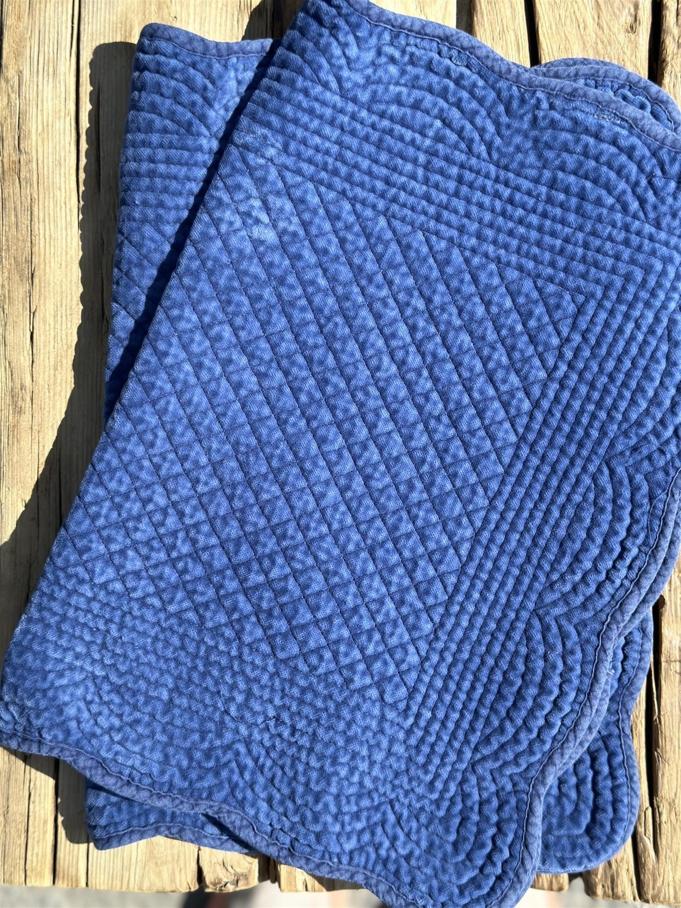 Spisebrikke velour Navy