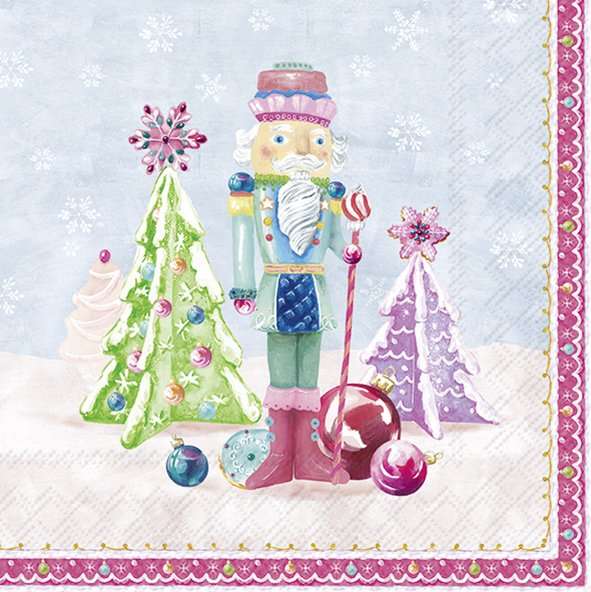 Napkin lunch Sugar World light blue