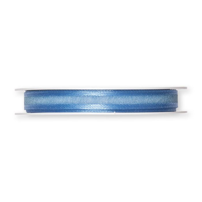 Decorative ribbon organza Light blue 10 mm