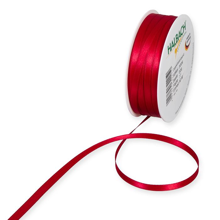 Decorative tape red 6 mm