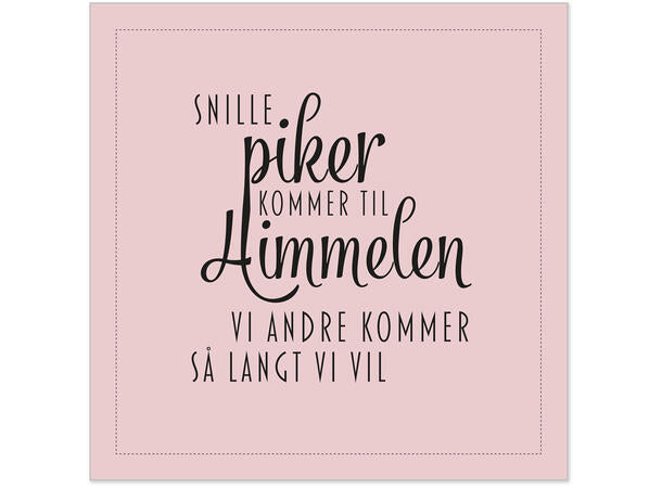 Serviett lunch snille piker