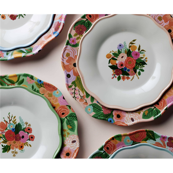 Garden Party tallerken 28 cm S/4