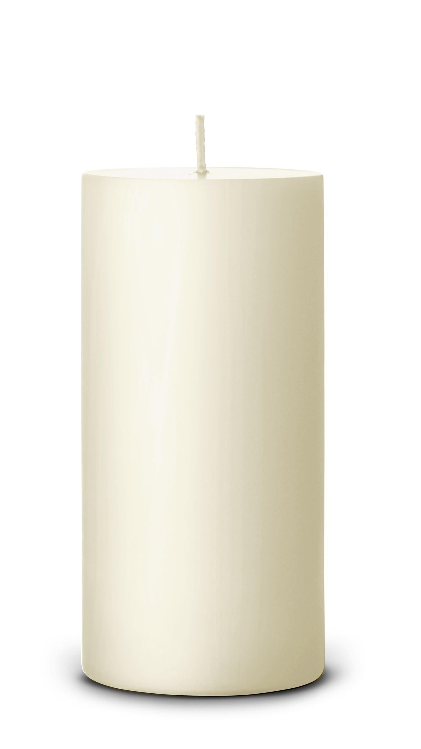 13 Elderflower Pillar Candles 7x15 cm