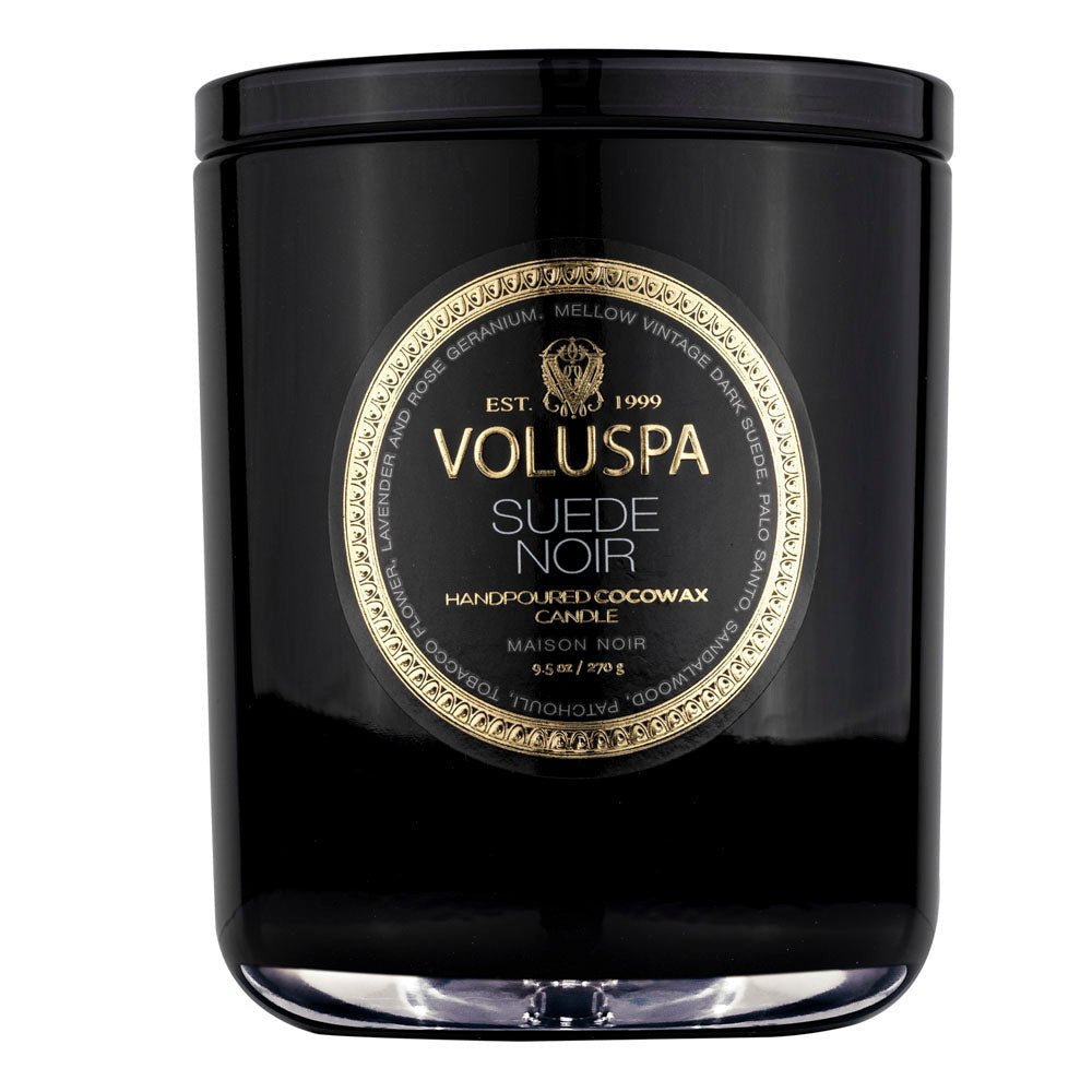 Suede Noir Classic Boxed Candle 60 Timer