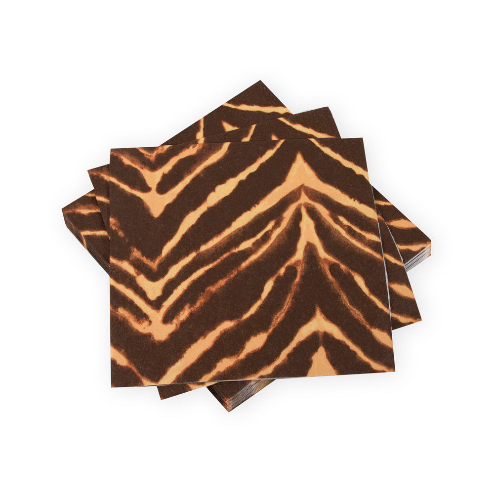 Napkin lunch wild kingdom brown