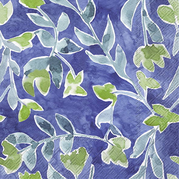 Napkin lunch Azure & Ivy Blue