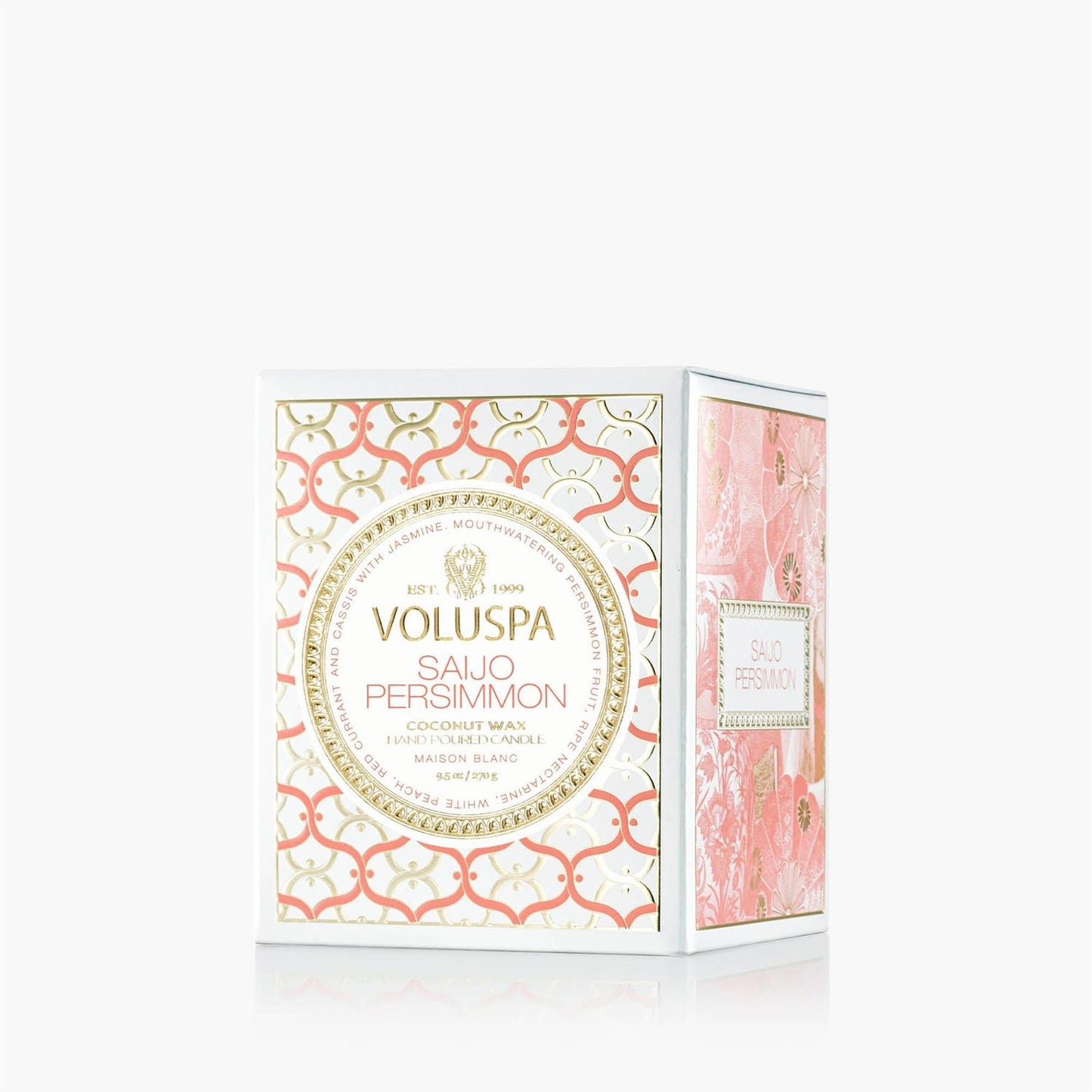 Saijo Persimmon Classic Boxed Candle 60 Timer
