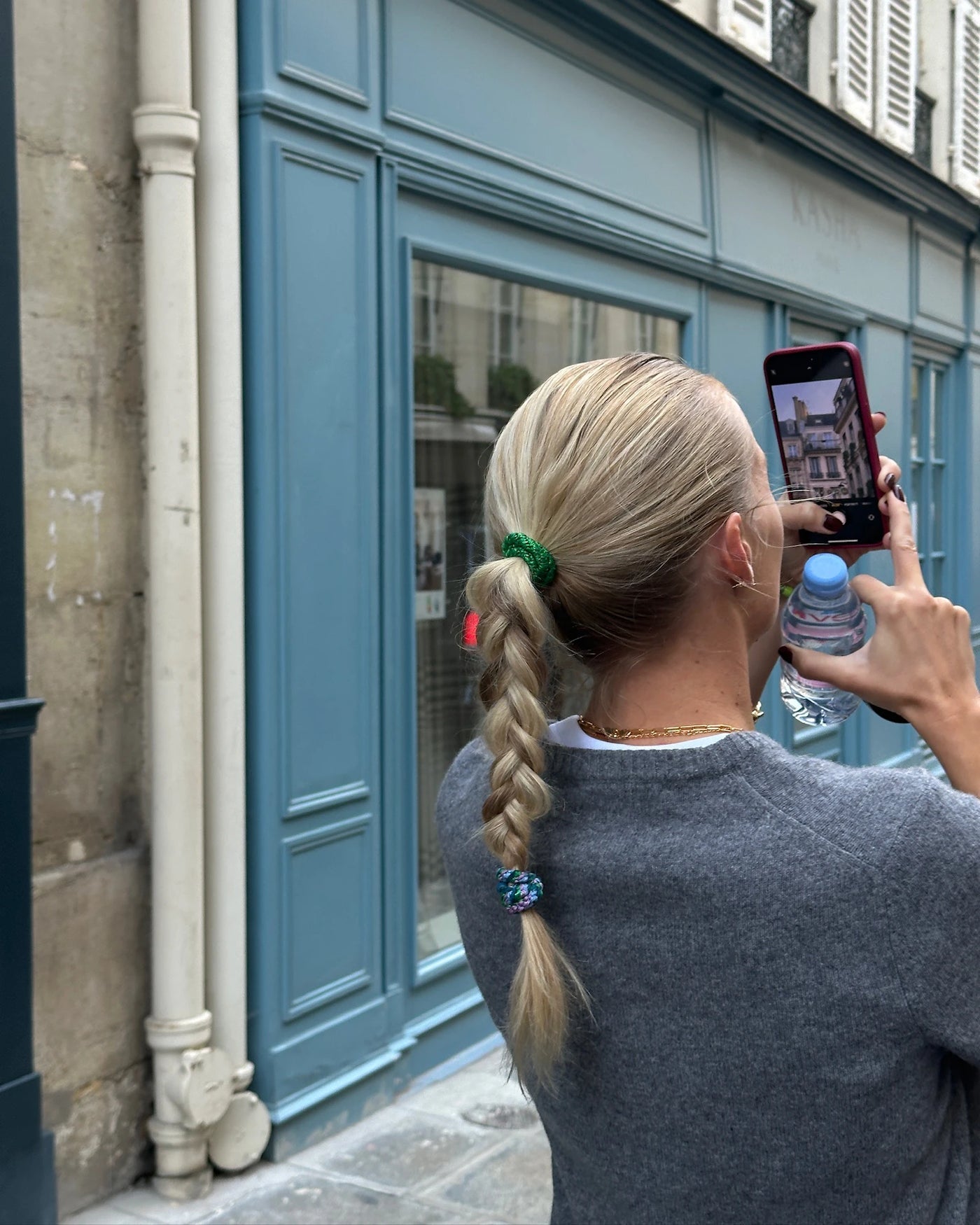 Kknekki hårstrikk Esmeralda glitter