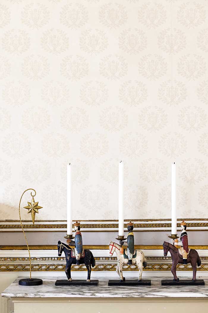 Candle Holder Wise Men Multicolored S/3