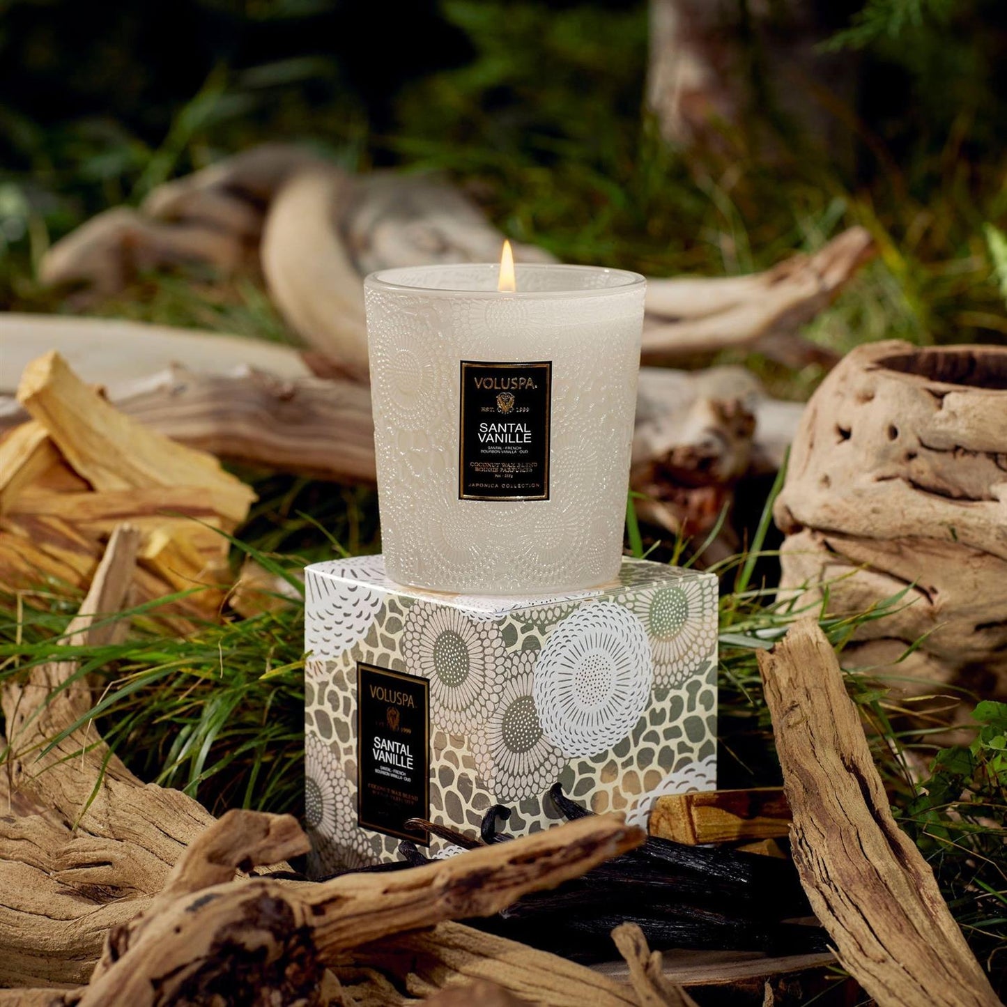 Santal Vanilla Classic Boxed Candle 60 Hours