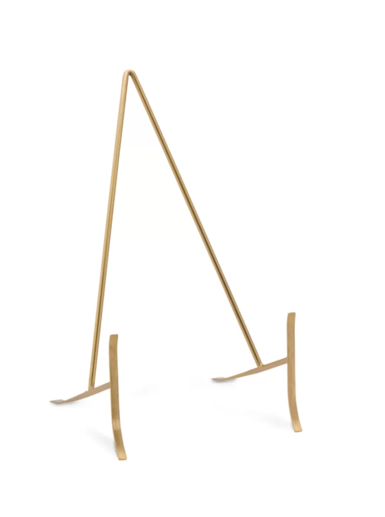 Tallerken stand liten gull 11x20 cm