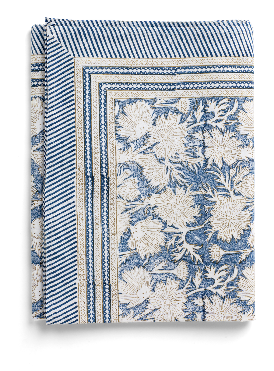 Duk Waterlily Marine Blue 150x230 cm