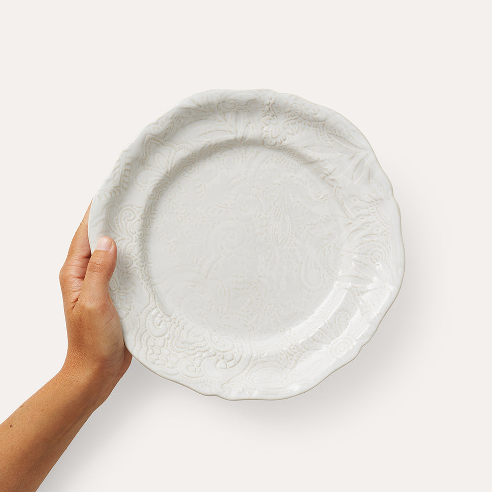 Tallerken 23 cm White