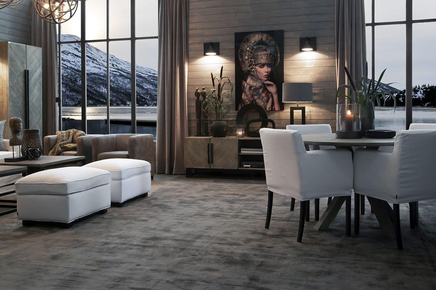 Gino decor black 38 cm