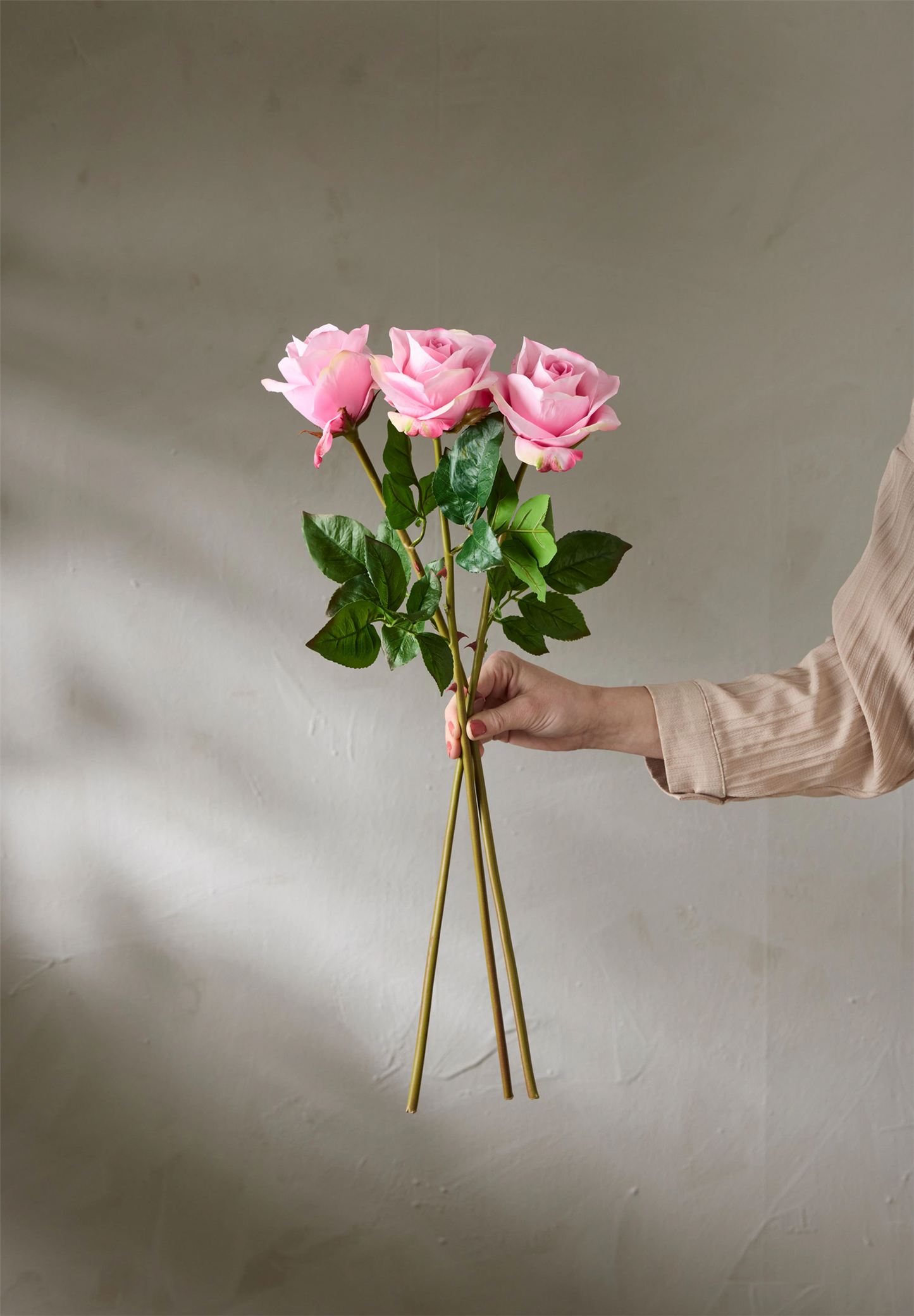 Rose rosa 65 cm
