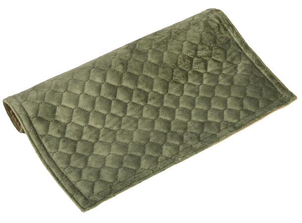 Block beehive velvet green 33x45 cm