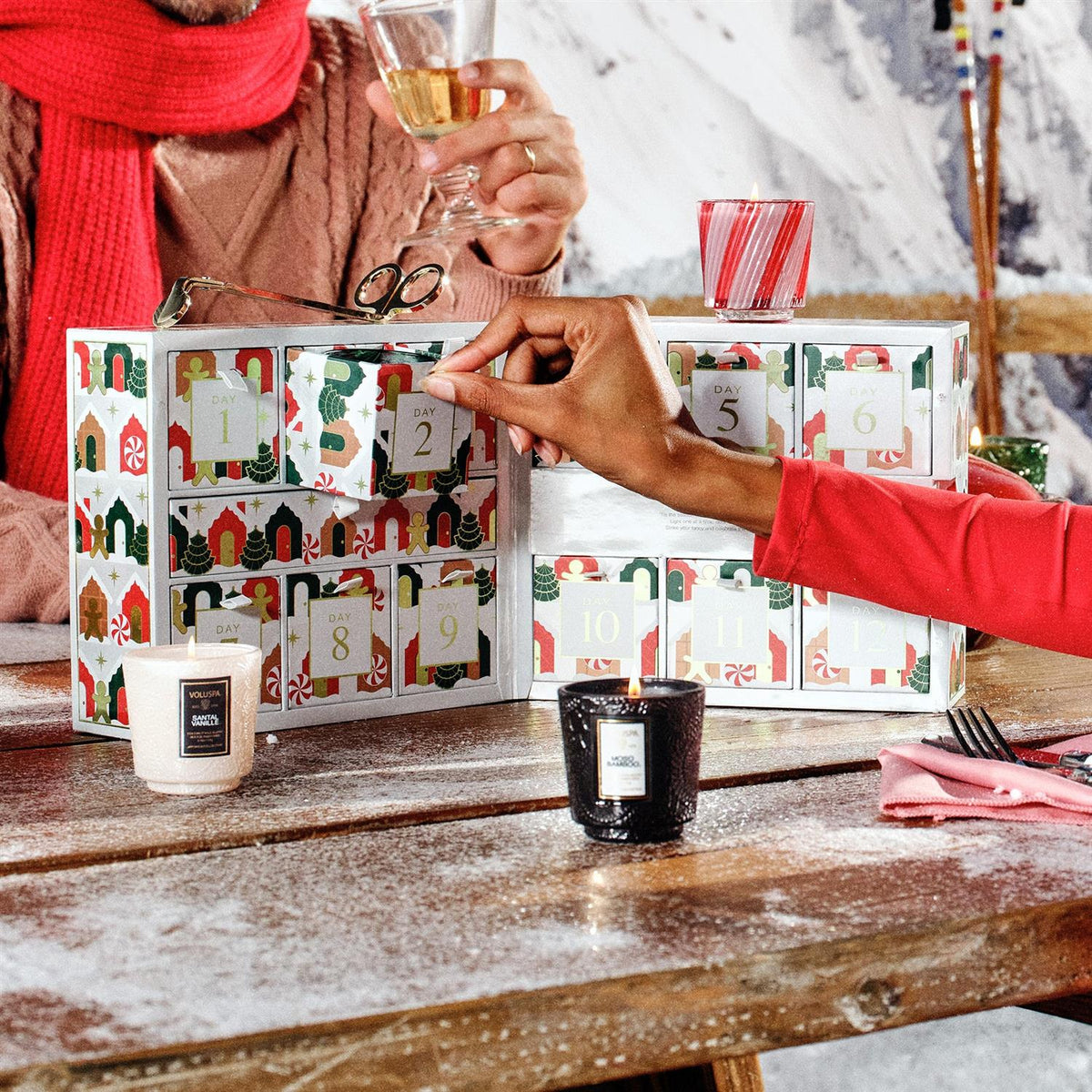 Advent calendar 12 Day Alpine advent calendar