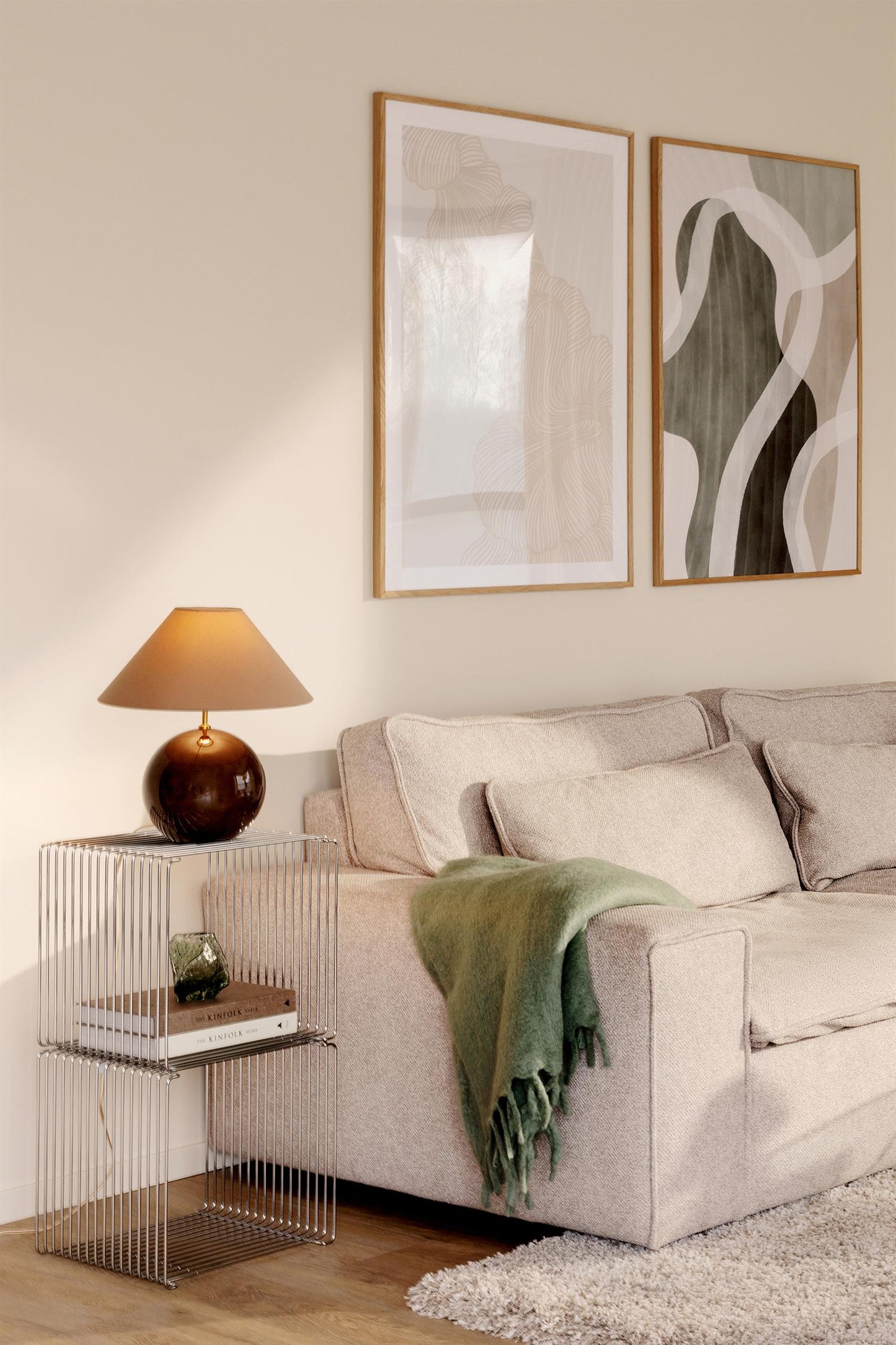 Bordlampe Iris 35 Mocha