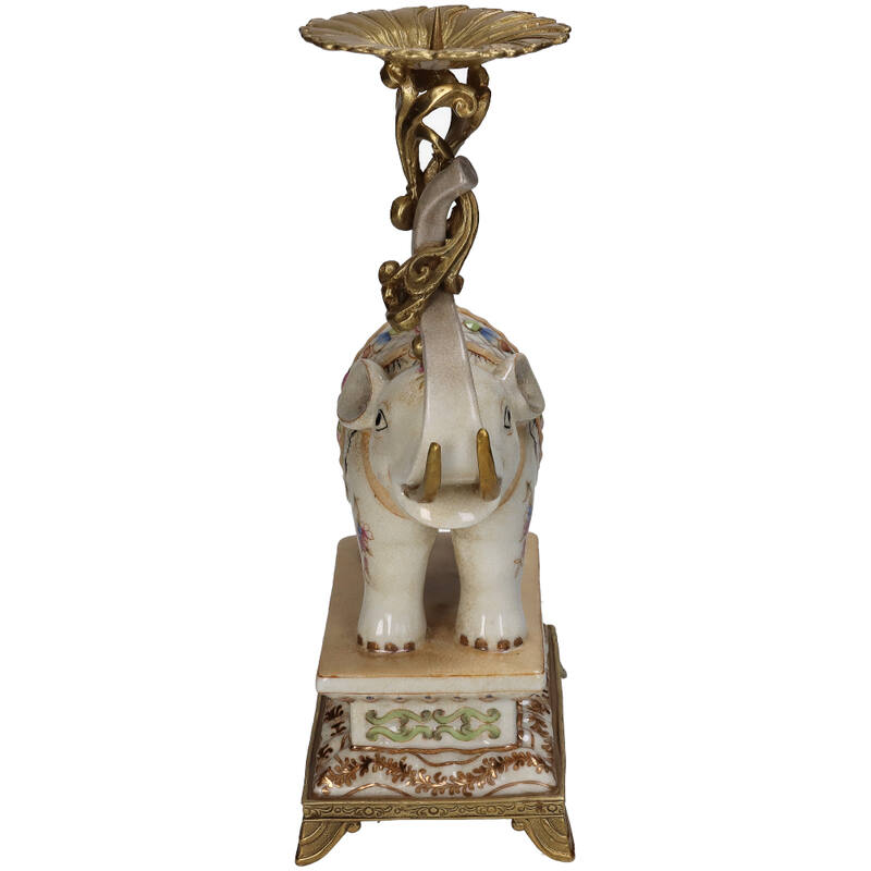 Lysestake elefant 28 cm
