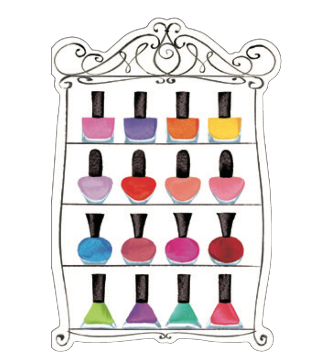 Kort m/konvolutt nailpolish