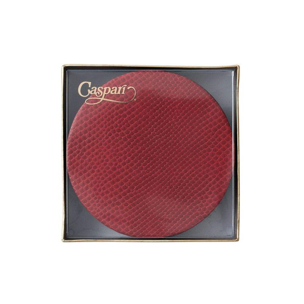 Coaster Snakeskin Crimson 8 stk