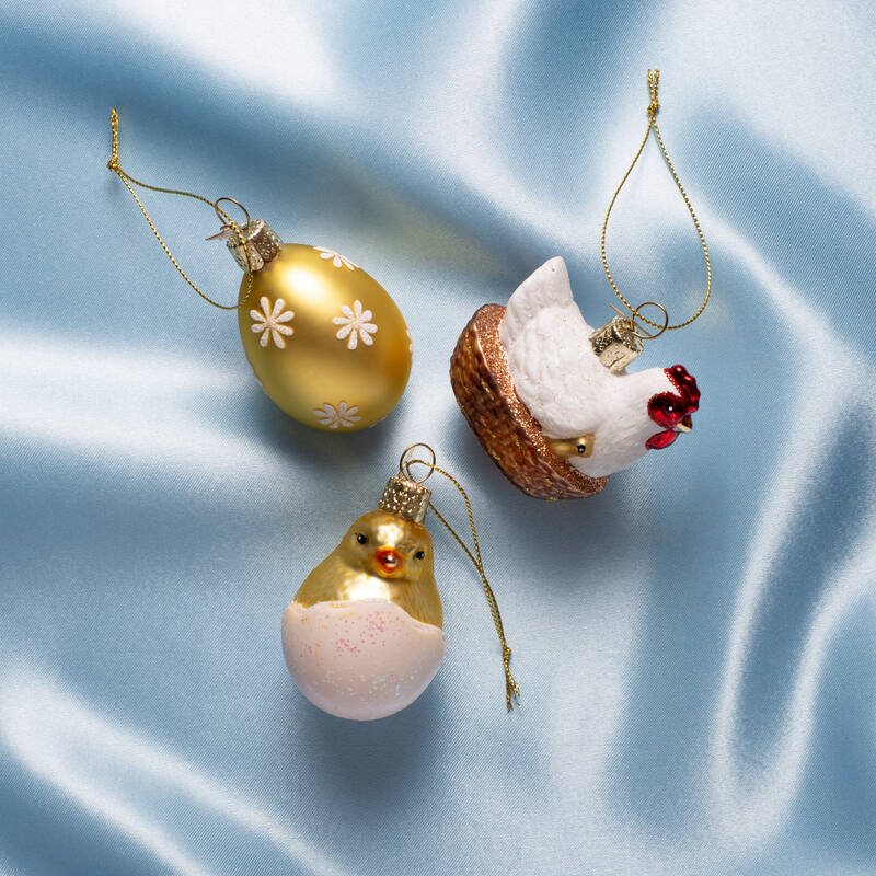 Påskepynt dekor S/3