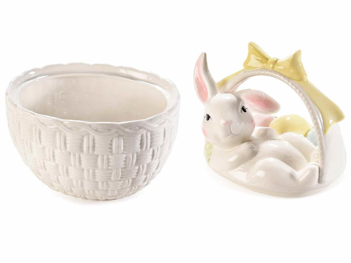Jar with bunny 22x17 cm