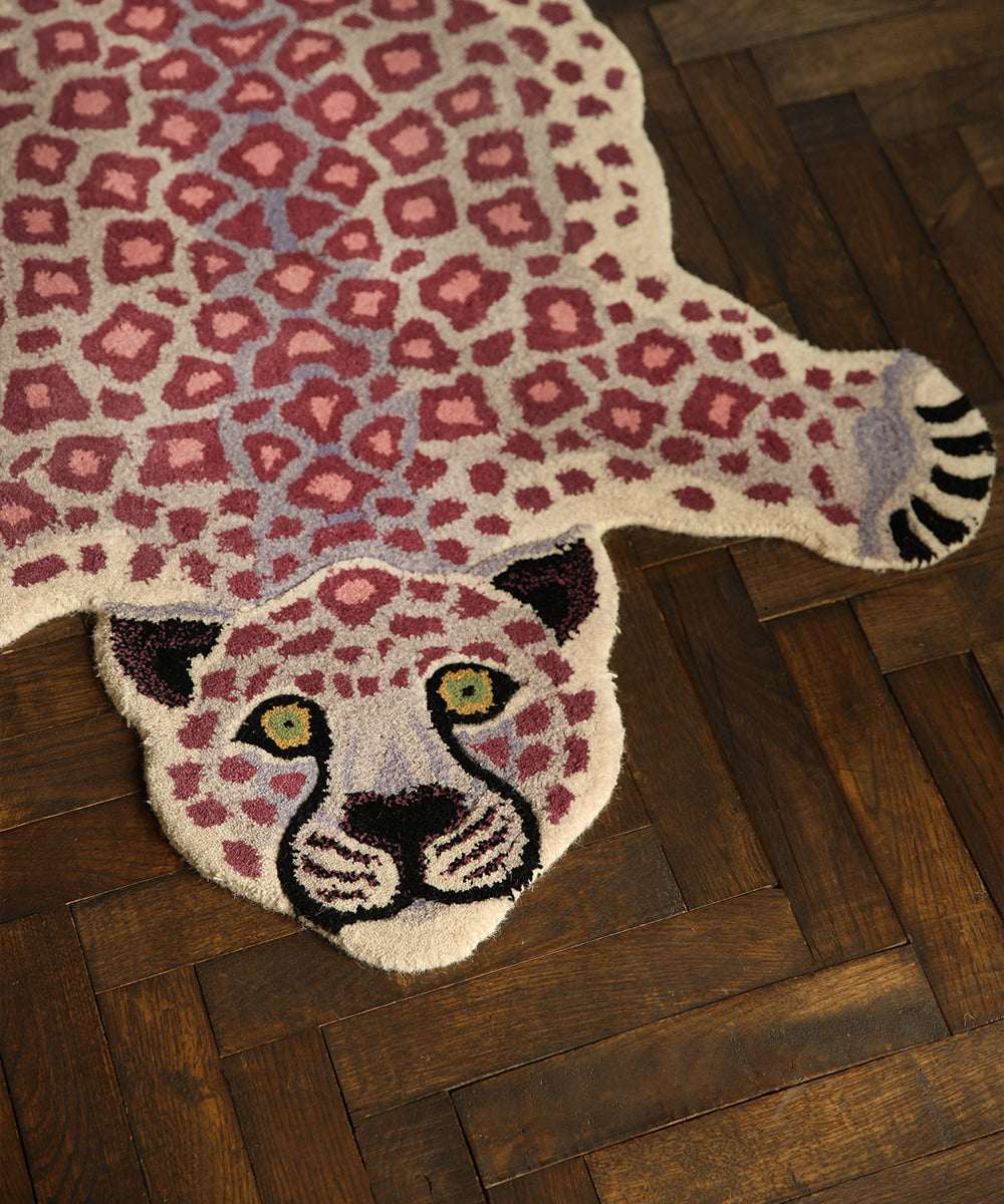 Lilly Leopard Rug small 92x62 cm