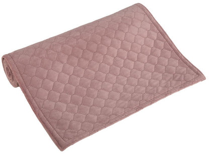 Runner beehive velvet pink 33x100 cm