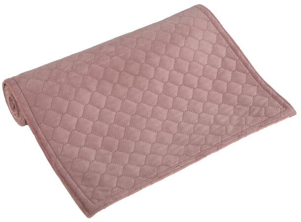 Runner beehive velvet pink 33x100 cm