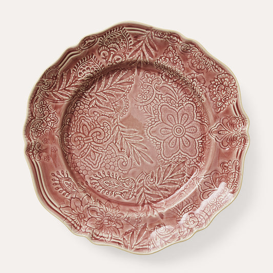 Serveringsfat rundt 34 cm Old Rose