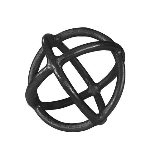 Carlo skulptur Ø16 cm sort