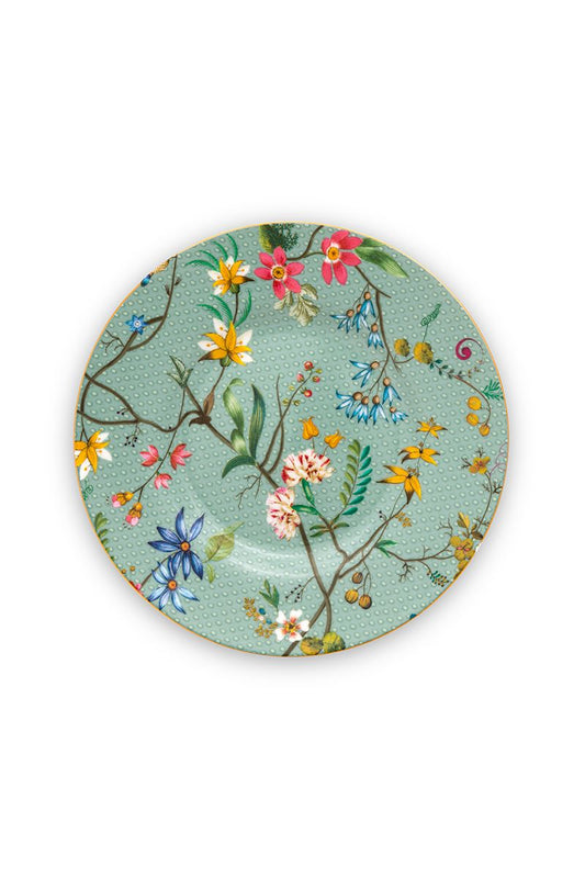 Jolie Flowers Blue asjett 12 cm