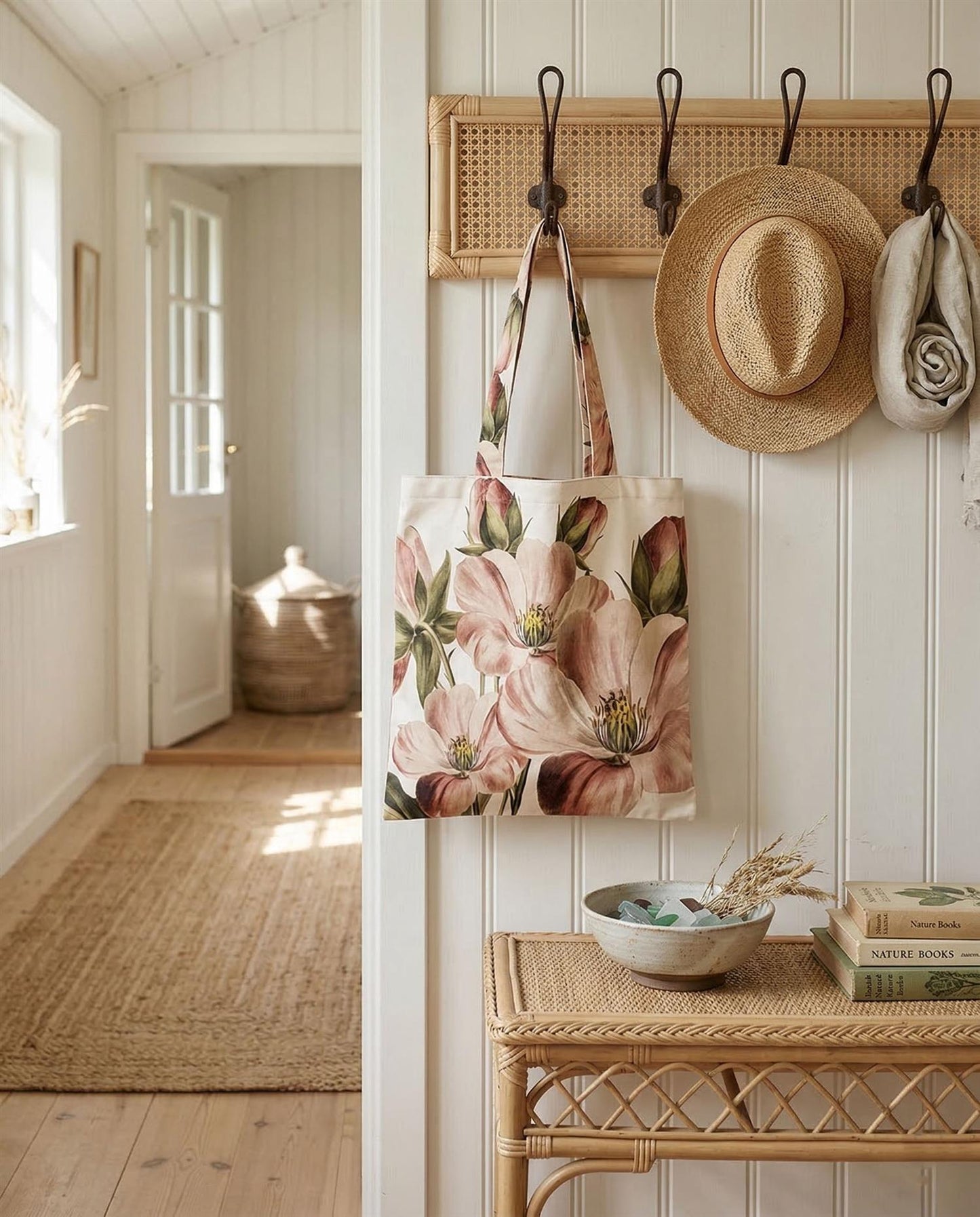 Handlenett Floral symphony 45x45 cm