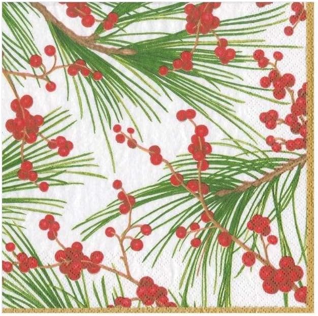 Serviett kaffe Berries And Pine