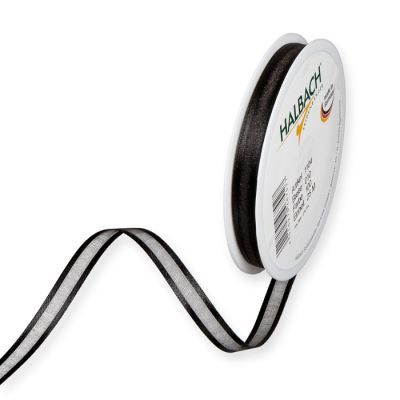 Dekorbånd Svart 10 mm