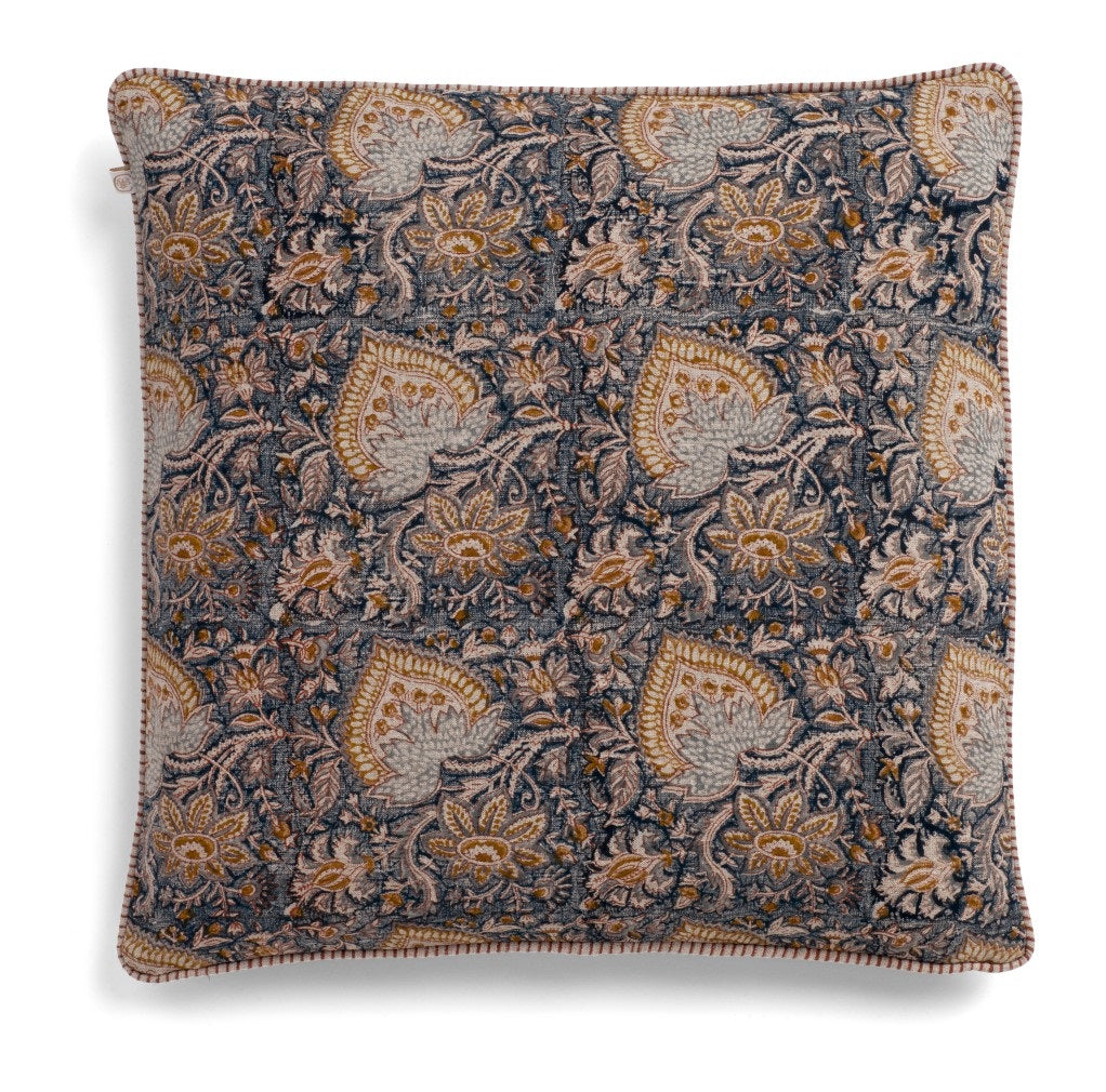 Putetrekk Oriental navy blue 50x50 cm