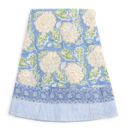 Duk Dahlia Blue & Yellow rund 160 cm