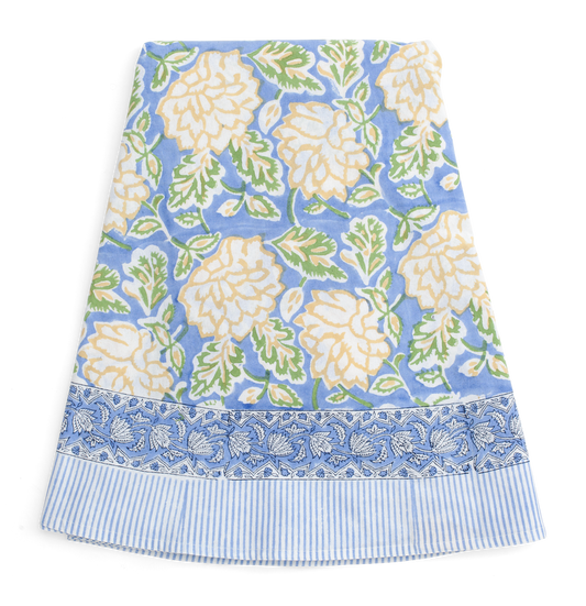 Duk Dahlia Blue & Yellow rund 160 cm