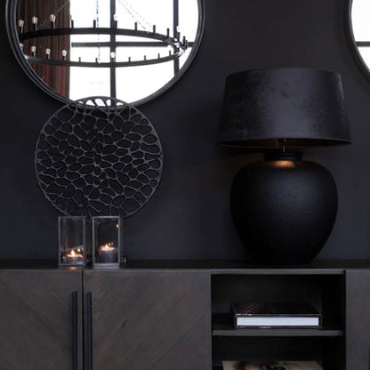 Dekorasjon Flavio svart 65 cm