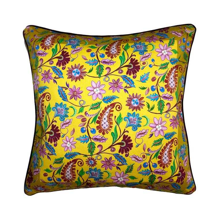 Putetrekk Alexandra Ochre 45x45 cm