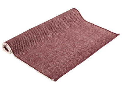 Brikke ribb bomull plomme 33x48 cm