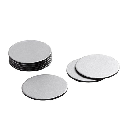 Coaster Luster silver 8 pcs