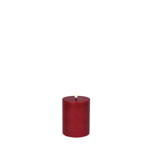 LED kubbelys Carmine red 7,8x10,1 cm